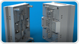 Mold Rendered in SolidWorks