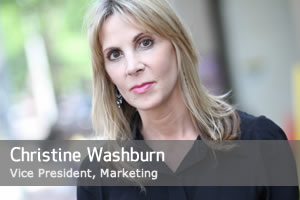 Christine Washburn, Vice President Marketing