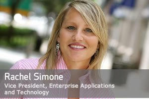 Rachel Simone, Vice President Enterprise Applications and Technology